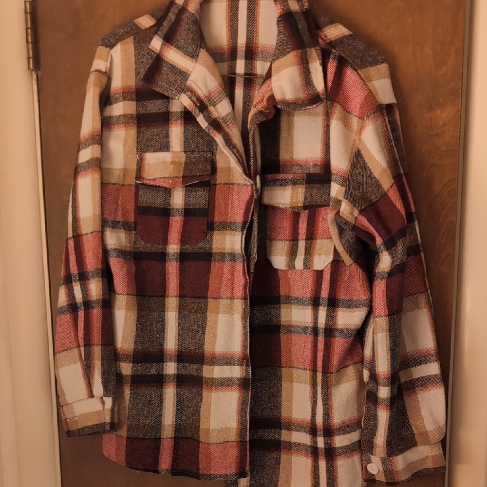 Women's Plaid Utility Jacket